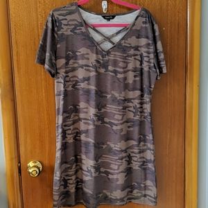 Camo Tee-shirt Dress